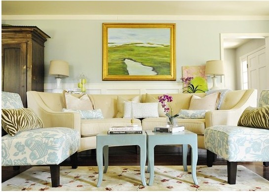 沙发背景墙装饰画怎么选材质 538d9516160ba0fc408b5018.jpg