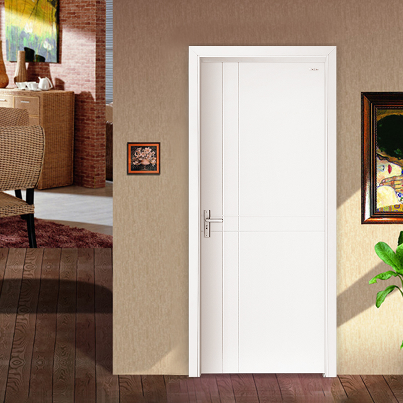 美心木门·偙朗 木门室内门卧室门实木复合现代简约 油漆套装木