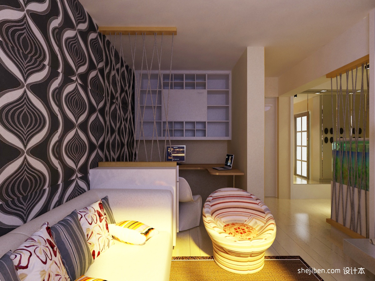 小房间装修效果图客厅 53c4cacb65689e4d0b00a960.jpg