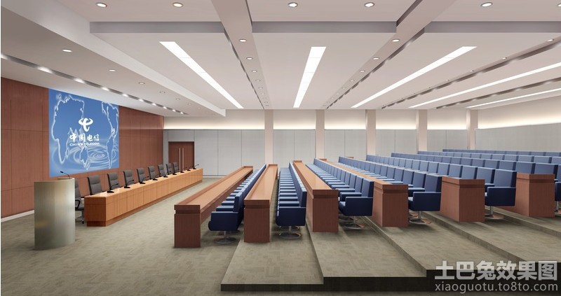 学校多功能厅效果图