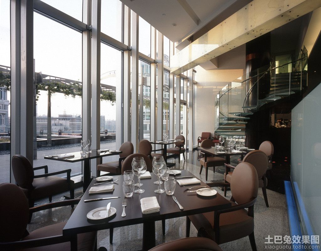 西餐厅设计效果图 (13/15)