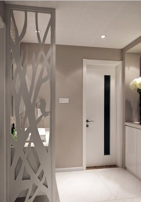 最新进门玄关隔断效果图
