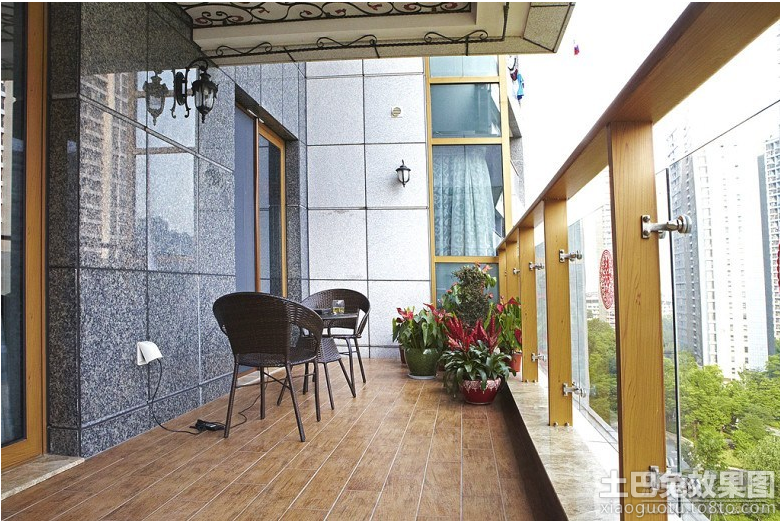室外露天阳台装修效果图大全2013图片