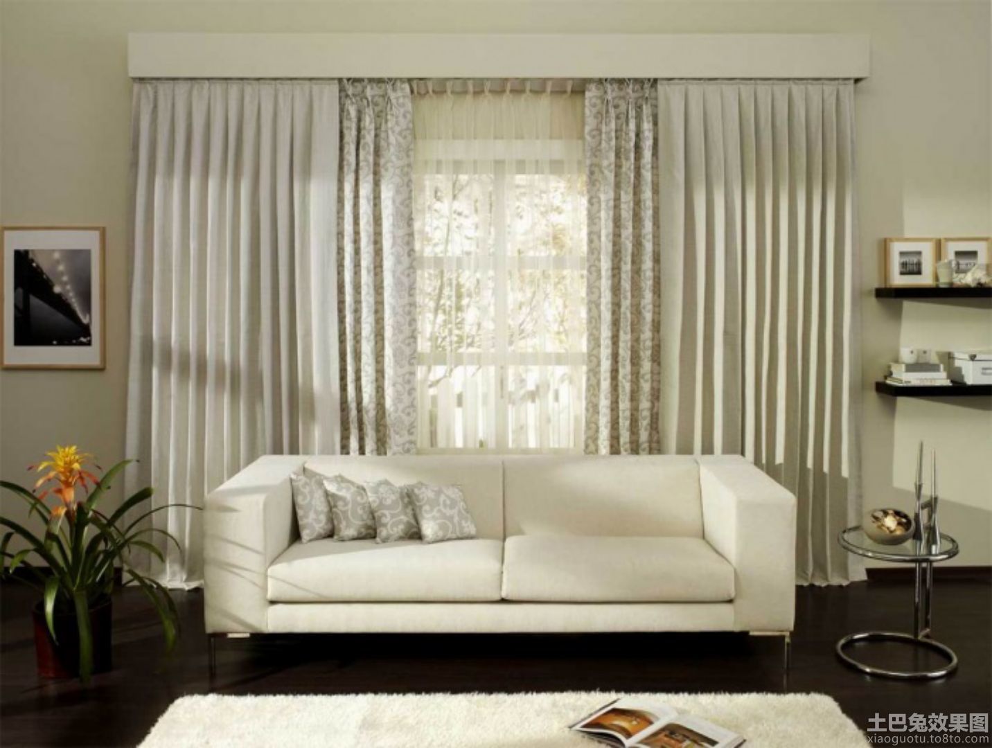 【贝贝】厂家直销 外贸窗帘 客厅阳台窗纱 纯色窗帘-阿里巴巴